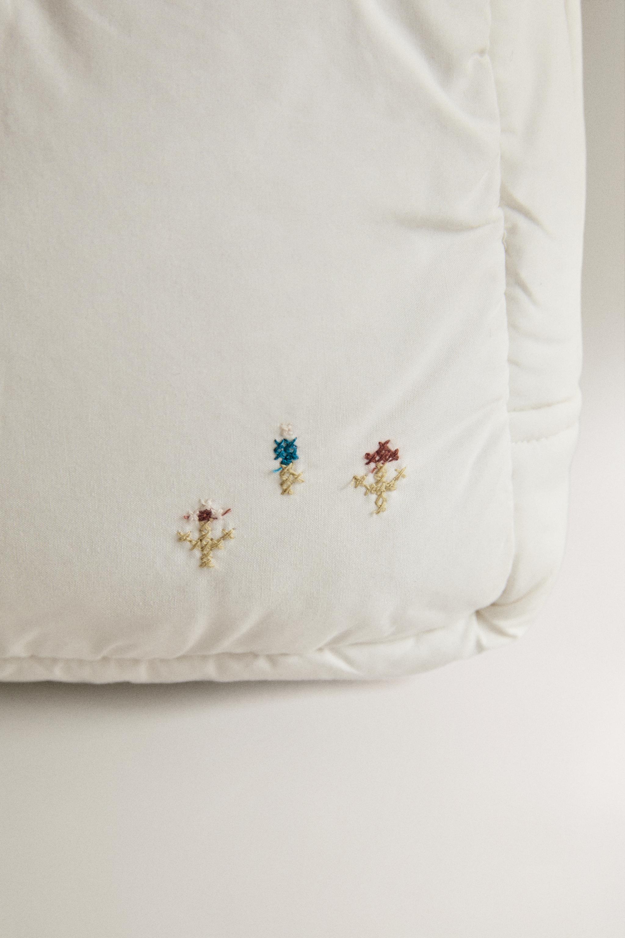 KIDS' COTTON BUNNY MAKEUP BAG